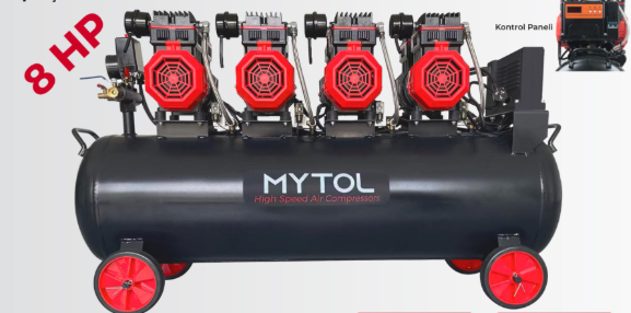 MYTOL  200 Litre Yüksek Hızlı Kompresör  MYK2002