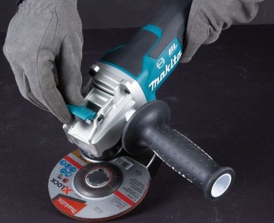 Makita DGA519RTJ Akülü Avuç Taşlama X-Lock