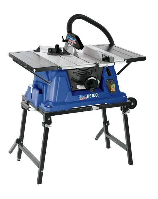 Scheppach HS 100L Yatar Daire Makinası Lazerli ve Kayar Tablalı
