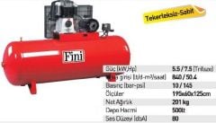 Fini Yağlı BK119 500 F Partner Kompresör  500 Lt