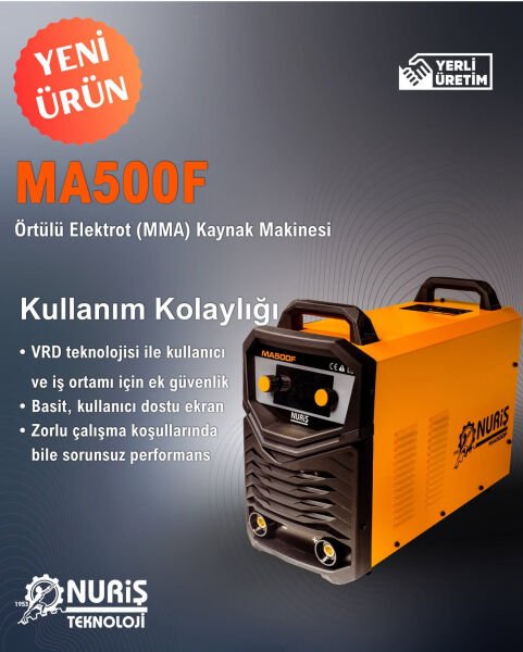 Nuriş MA500F 500 A İnverter Kaynak Makinesi