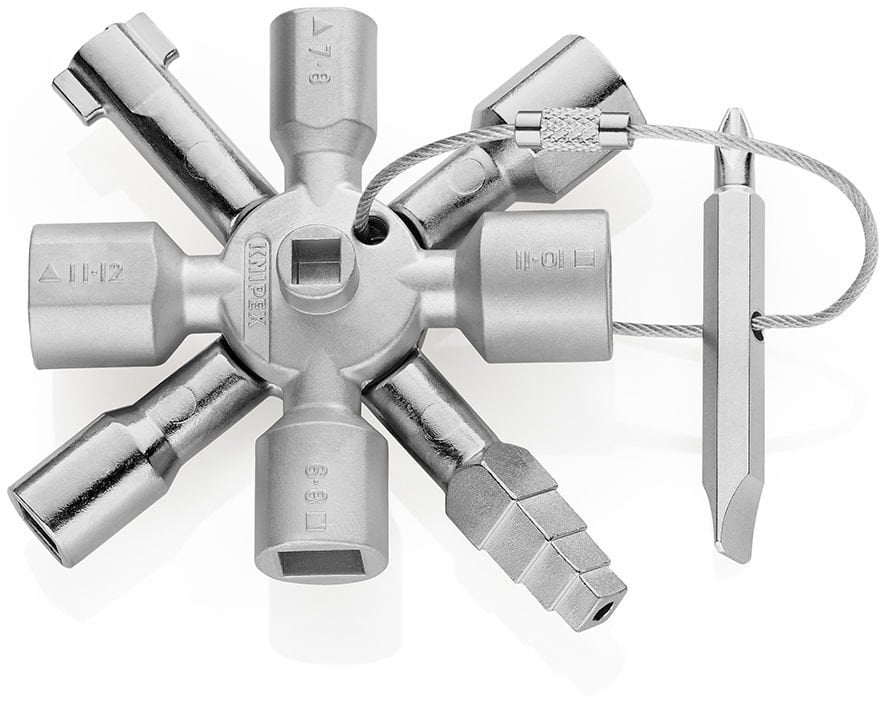 KNIPEX 00 11 01 KUMANDA DOLABI ANAHTARI-8 KOLLU