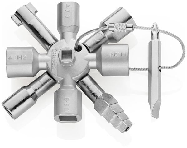 KNIPEX 00 11 01 KUMANDA DOLABI ANAHTARI-8 KOLLU