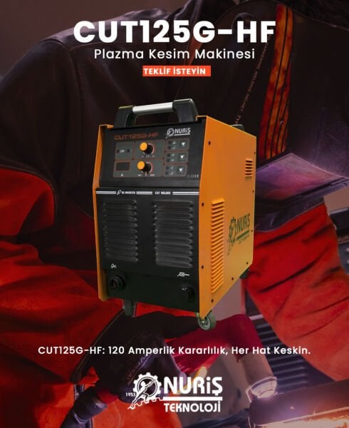 Nuriş Cut 125G HF Plazma Kesme Makinası
