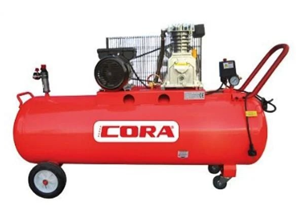 Cora 200 Yağlı Kompresör Kasnaklı 200 Lt