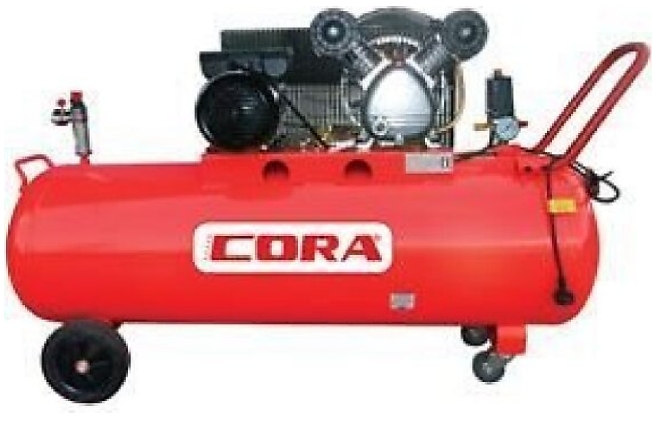 Cora 300 Yağlı Kompresör Kasnaklı 300 Lt