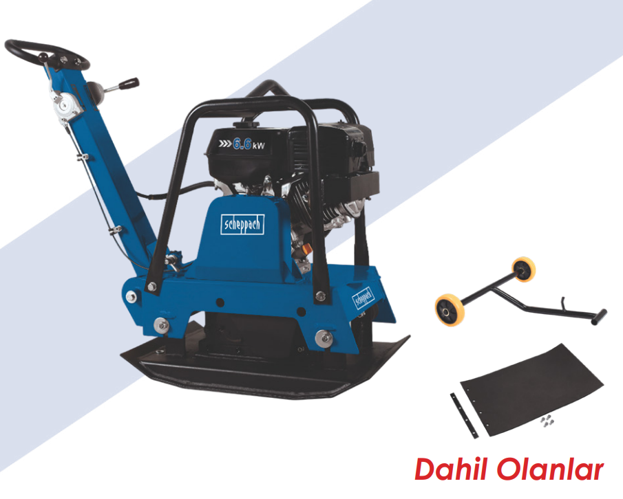 Scheppach HP3000S Kompaktör Zemin Sıkıştırma Makinesi