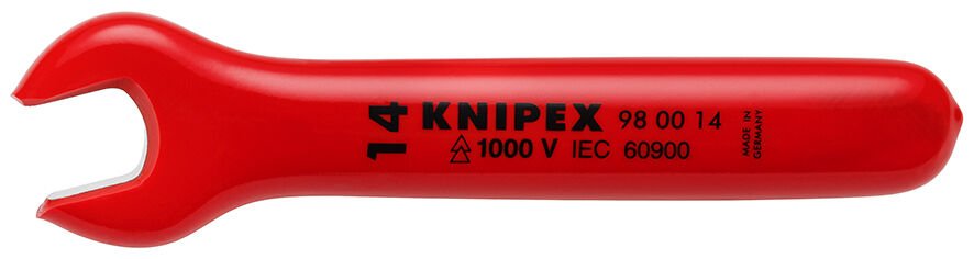 KNIPEX VDE İZOLELİ TEK AĞIZ ANAHTAR 17 MM