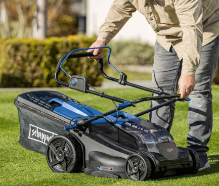 Scheppach BC-MP430 2*4 Ah Akülü Çim Biçme Makinesi
