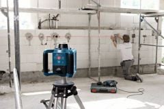 Bosch GRL 300 HV Kirmizi Rotasyon Lazeri Set Mira+Sehpa (İç Mekan İçin)