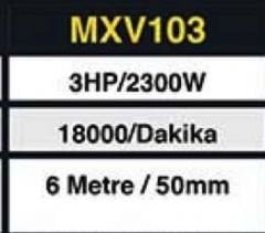 Max Extra 3 HP Beton Vibratörü MXV103 Yüksek Frekanslı Omuz Tipi Vibratör
