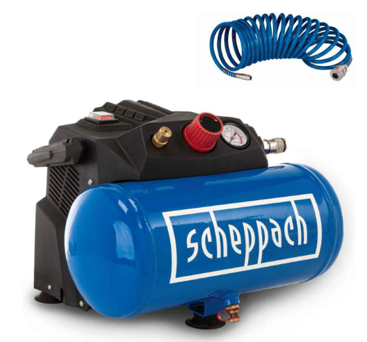 Scheppach HC06 Yağsız Hava Kompresörü (Hediyeli)