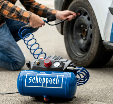 Scheppach HC06 Yağsız Hava Kompresörü (Hediyeli)