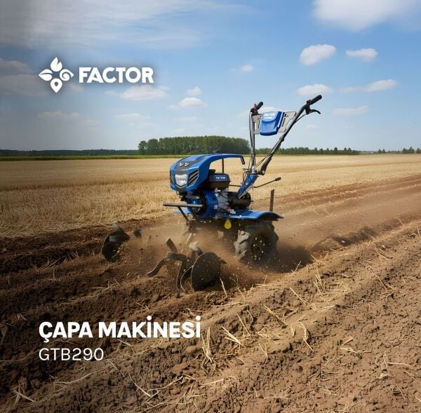 FACTOR KGL 100 ZH BENZİNLİ ÇAPA MAKİNASI İPLİ – ŞANZIMANLI