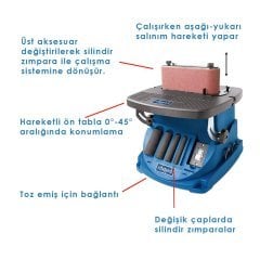 Scheppach OSM600 SALINIMLI ZIMPARA MAKINASI