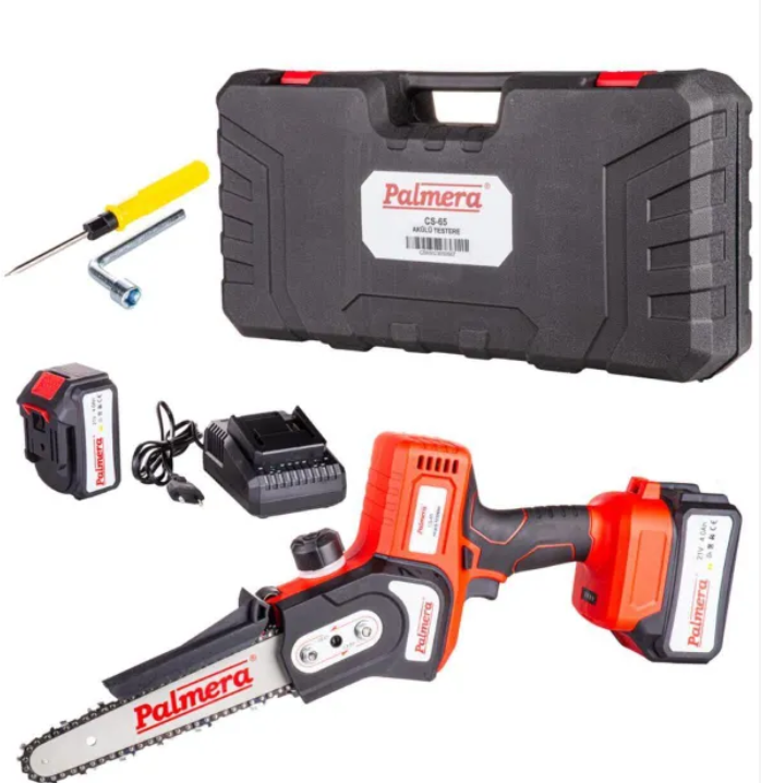 Palmera CS-65 Akülü Testere 4.0 Ah + Şarj Cihazı 2 Akülü