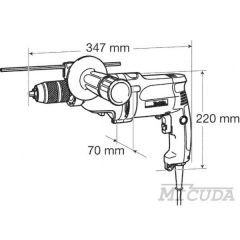 Makita DP4011 Darbesiz Matkap (Çift Vites)