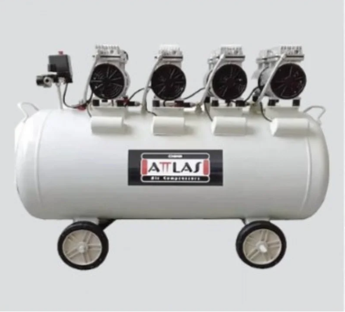 Attlas 200 Lt Sessiz Kompresör 4 Hp (Dijital Panolu)