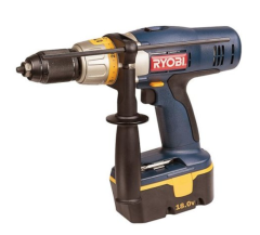 Ryobı CDI-1803 18V 2 Amper 2 Akülü Şarjlı Matkap
