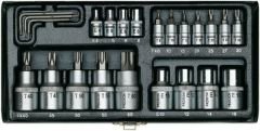 Proxxon 23102 Torx Lokma Anahtar Takımı 23 Parça (1/4'')