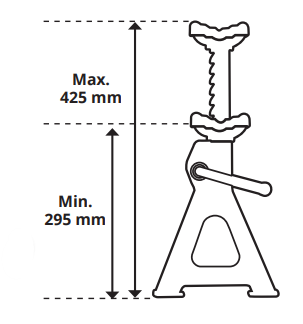 RAYNO 3 TON KRİKO STANDI-ARAÇ ALTI SEHPASI