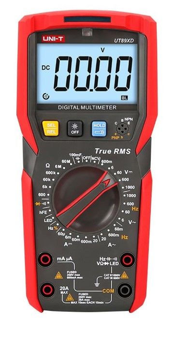 Unit UT89XD Otomatik Arka Işıklı True RMS Dijital Multimetre