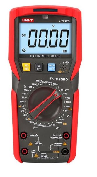 Unit UT89XD Otomatik Arka Işıklı True RMS Dijital Multimetre