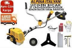 ALPİNA MT520D MOTORLU YAN TIRPAN HEDİYELİ