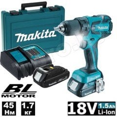Makita DDF459SYE Lithium-ion Akülü Matkap 18 V Kömürsüz Motor