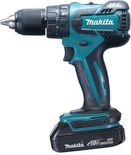 Makita DHP459SYE Lithium-ion Darbeli Akülü Matkap 18 V  Kömürsüz Motor