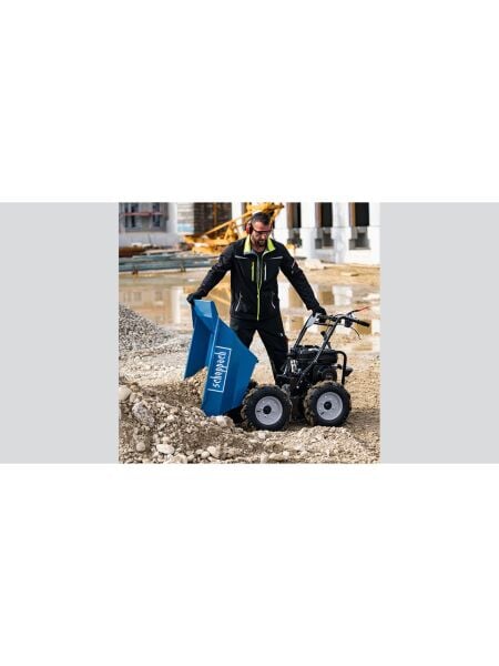 Scheppach DP3000 Benzinli Mini Dumper 4x4 5.6 Hp 300 kg Kapasiteli (Hediyeli)
