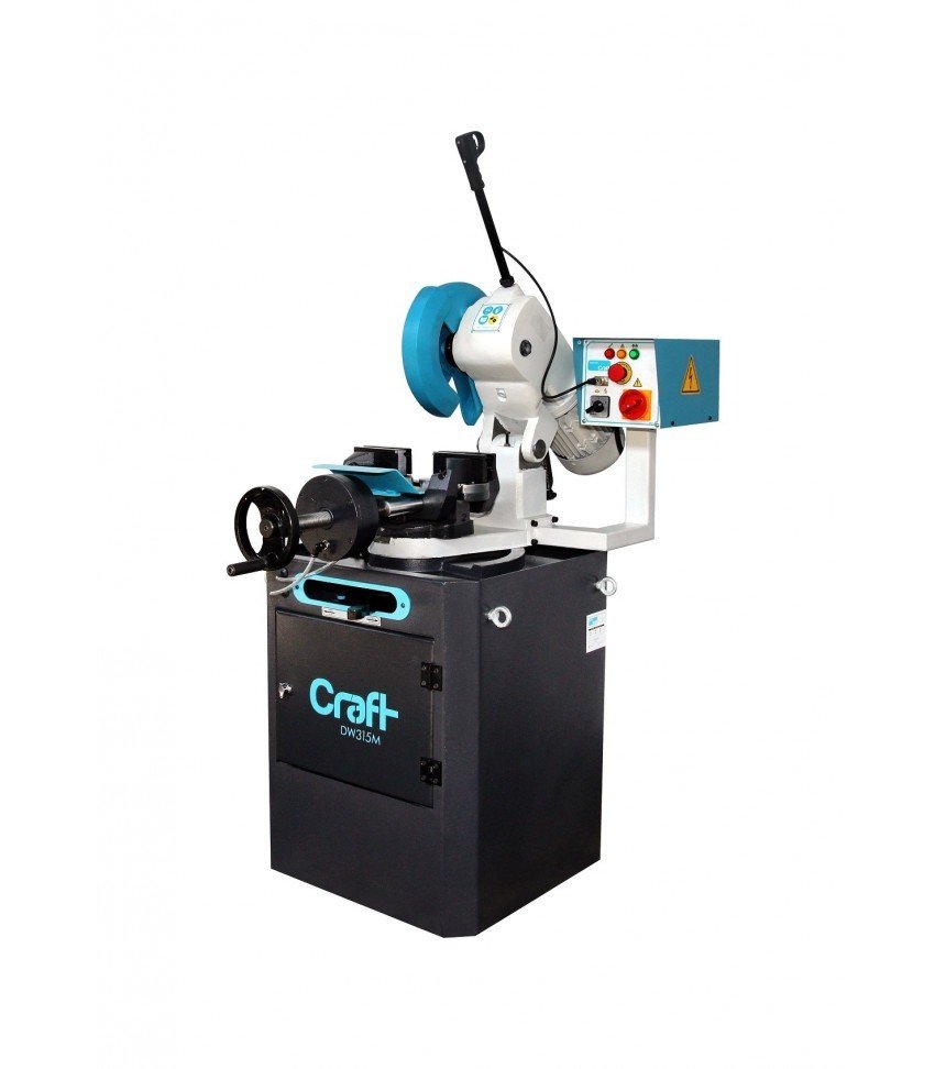 CRAFT & OZCO  DW315M PNÖMATİK DAİRE TESTERE TEZGÂHI / ÇİFT MENGENE