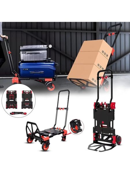 Max Extra FW-90TP Katlanır Ikisi Bir Arada Koli Taşıma Arabası 66/136 kg