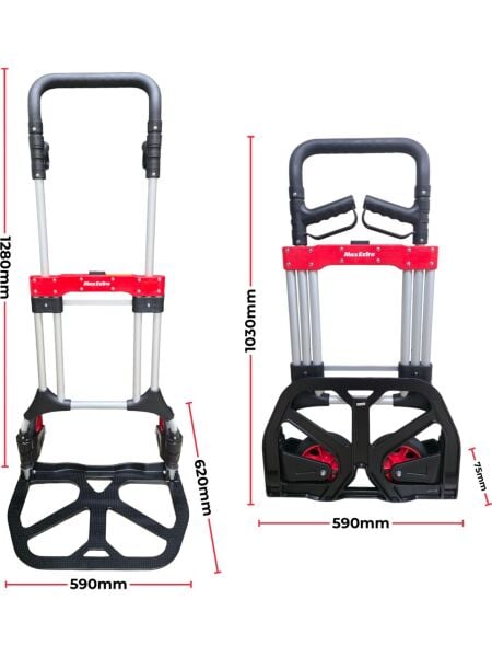 Max Extra FW90L 200KG Katlanır Paket Taşıma Arabası