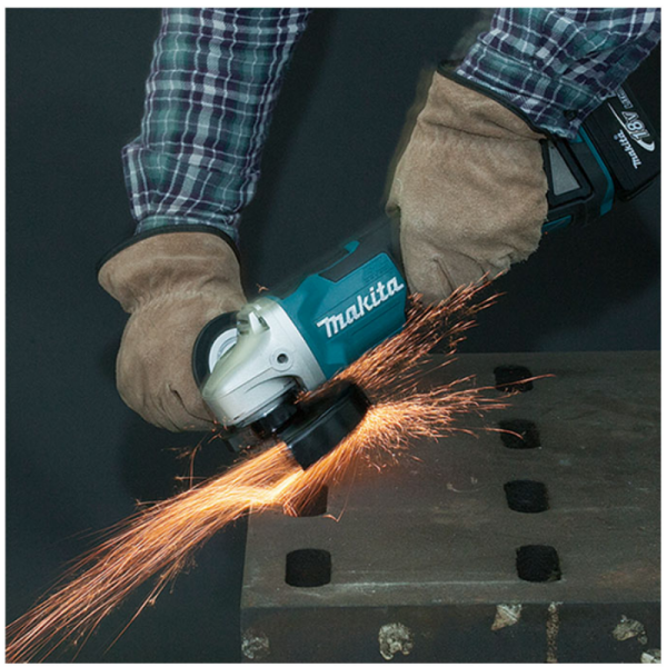 Makita DGA458Z 18 V Aküsüz Avuç Taşlama Makinesi