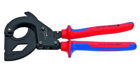 Knipex 95 32 315A Cırcır Mekanizmalı Kablo Kesici