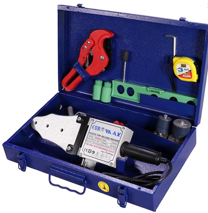 Euromax EX40521 1500W PPRC Plastik Boru Kaynak Makinası Seti