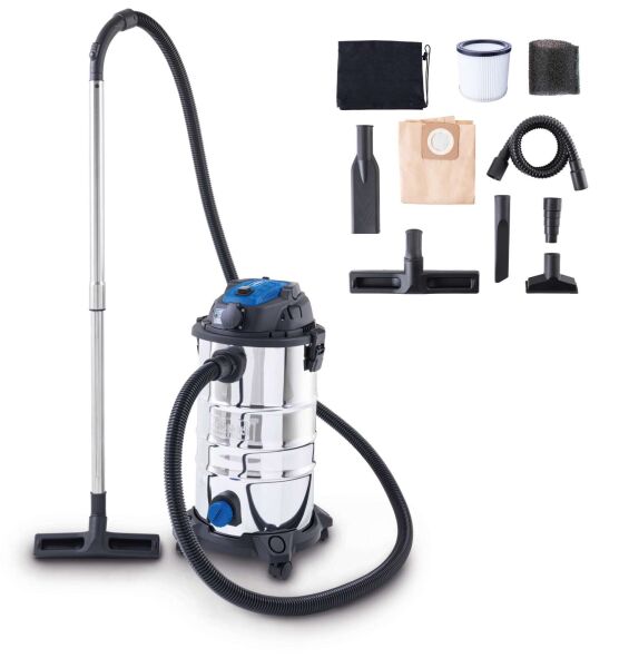 Scheppach VC30 Premium Elektrikli Islak/Kuru Süpürge - 1200W