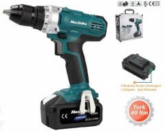 Max Extra MXP2520D Samsung Pil Akülü Darbeli Matkap 25,2V(Alüminyum Çantalı)