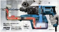 Makita HR2651 800W Toz Emmeli Kırıcı Delici