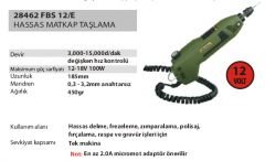 Proxxon 28462 FBS 12/E Hassas Matkap Taşlama