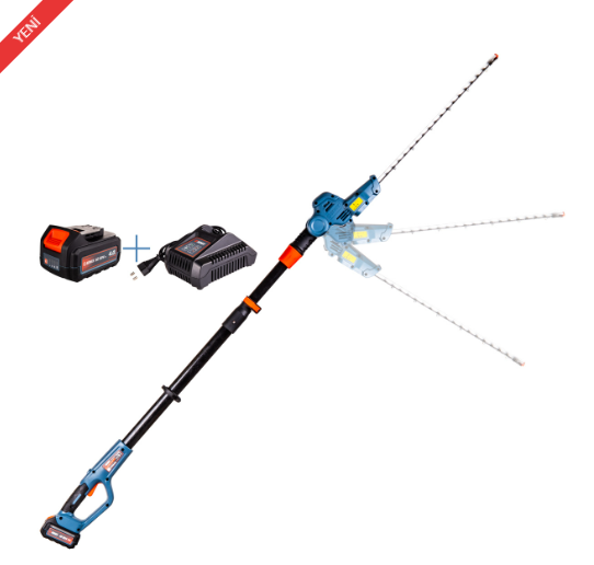 SENIX HTPX2-M-EU AKÜLÜ YÜKSEK ÇİT BİÇME MAKİNESİ 4.0Ah