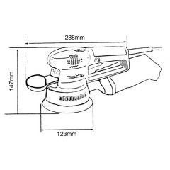 Makita BO5021 Dairesel Eksantirik Zımpara Makinası Devir Ayarlı