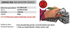 Proxxon 28592 GG 12 Gravür Cihazı  - 12 Volt