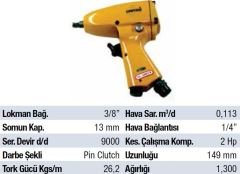 MTR 3/8'' Parmak Havalı Somun Sıkma UT 5031