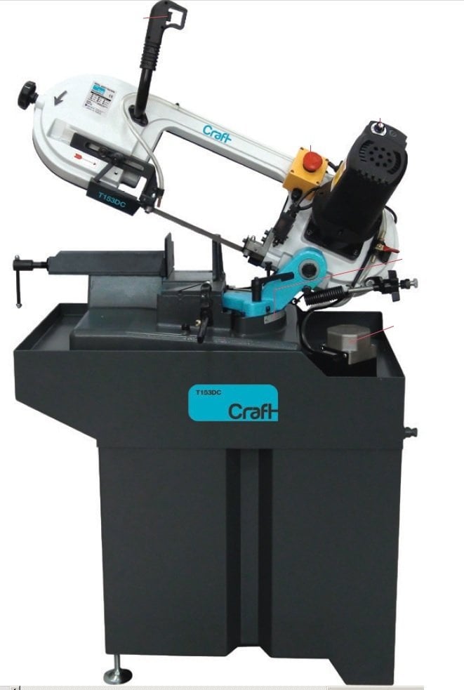 Craft & OZCO  T153DC Şerit Testere Tezgahı