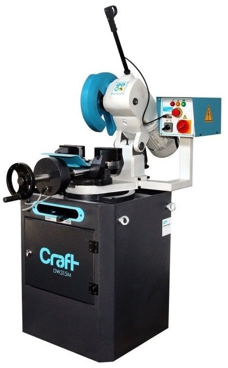 CRAFT & OZCO  DW350M PNÖMATİK DAİRE TESTERE TEZGÂHI / ÇİFT MENGENE