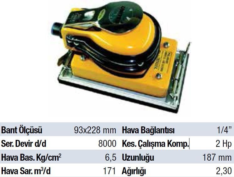 MTR Havalı Zımpara UT 7018