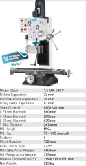 CRAFT & OZCO  FS28 MATKAP-FREZE TEZGAHI