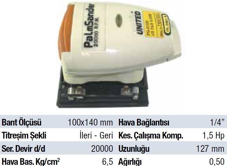 MTR Havalı Zımpara UT 7017